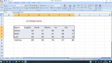 filtering records CLASS 7TH
