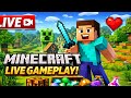MINECRAFT LIVE 🔴 Survival Mode | Road to 50K Views