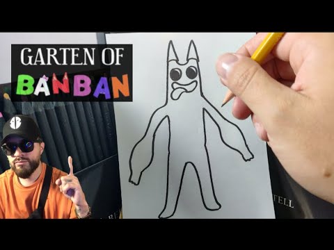 😱 como dibujar a BANBAN de Garden Of Banban 😱 How To Draw BANBAN 😱 paso a paso FÁCIL #howtodraw @IcaroArt