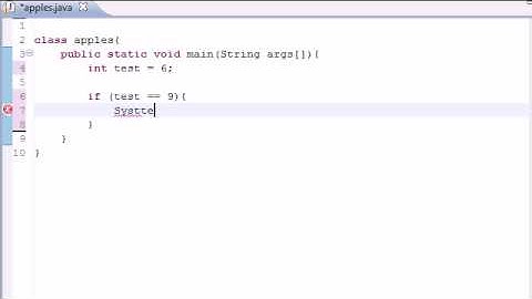 Java Programming Tutorial - 10 - If Statement