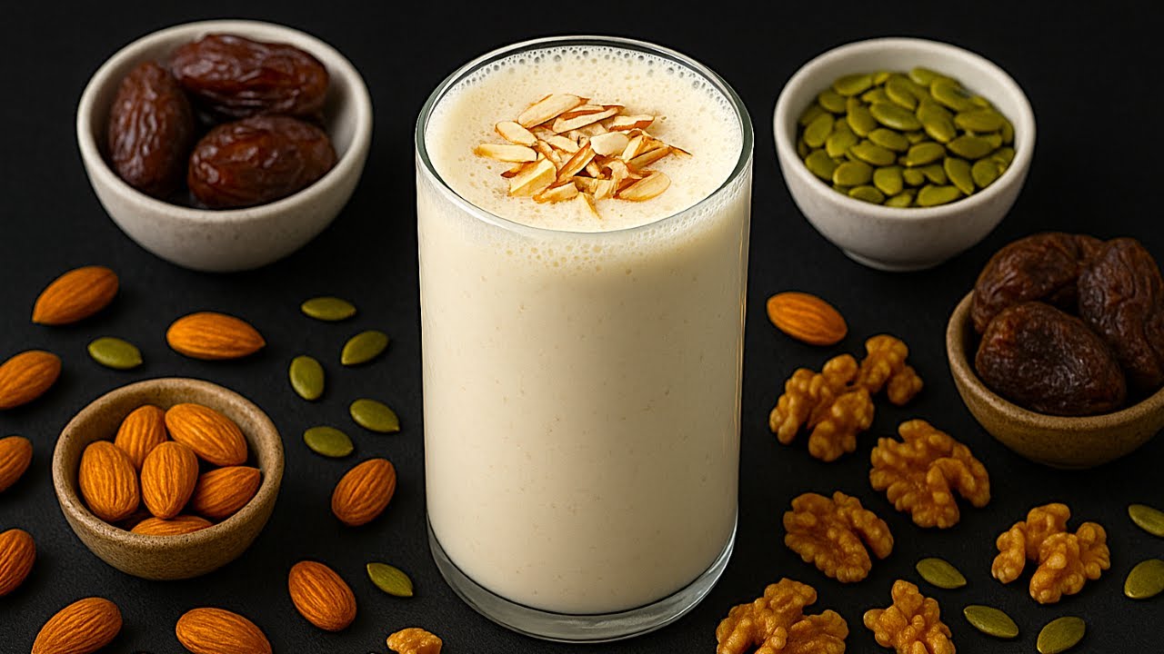 Power Packed Milkshake | High Protein Smoothie | Healthy Breakfast Drink