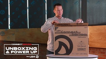Unboxing & Power Up: LEA Connect Series Amplifiers