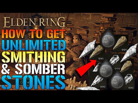 Elden Ring: How To Get UNLIMITED Smithing & Somber Stones! All Ball