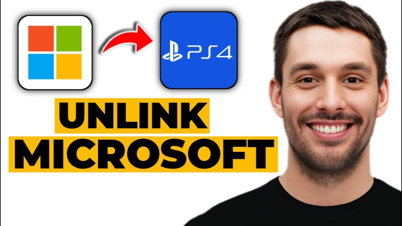 How To Unlink Microsoft Account from PS4 (Easily) YouTube