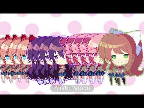 looping the rooms but it’s doki doki #shorts #ddlc #sayori #yuri #natsuki #monika #subscribe 