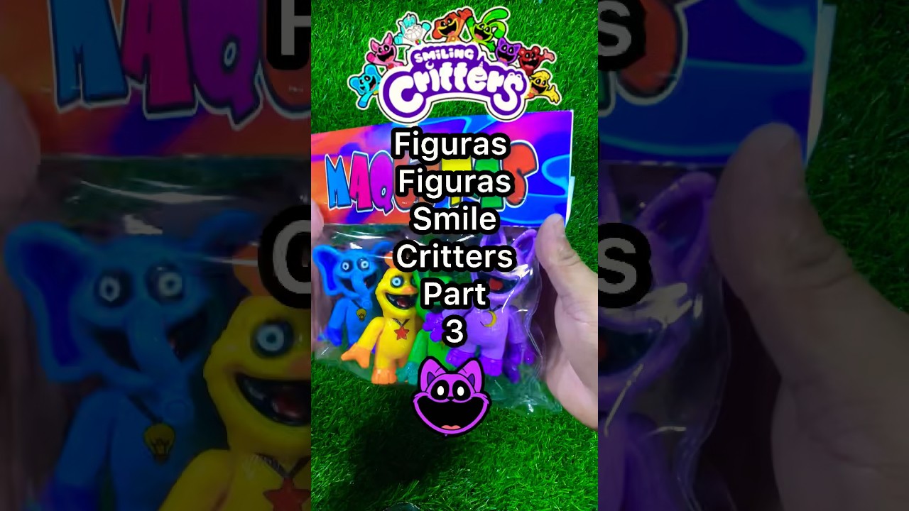⁣Figuras Juguete Smile Critters Poppy play Time Parte 3 # #viral #toys #shorts