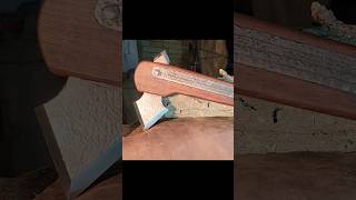 War Club Made From Old Chair Leg and Scrap Steel - Teaser Video #shorts #weapons #zombiesurvival