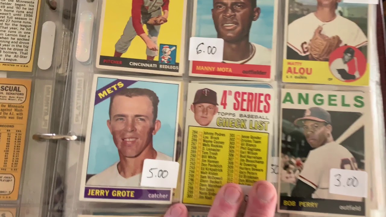 Pricing Baseball Cards and Starting Lineup Figures YouTube