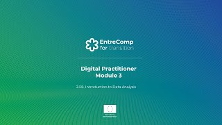 Learning Path 2 | Introducing Data Analysis | EntreComp4Transition