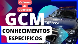 ✅Concurso GCM - Caderno de QUESTÕES ESPECÍFICAS