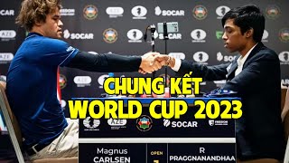 Chung kết FIDE World cup cờ vua 2023 | Praggnanandhaa vs Magnus Carlsen screenshot 5