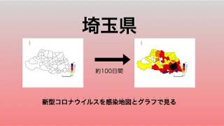 【地図で見る】埼玉県の日別感染地図と各地域新規感染者数グラフ