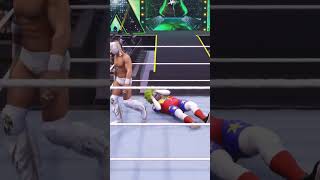 wrong jump 😨#wwe#wwe2k25#shortsviral#shorts#2kgames#ps5pro#wwegames#dragonlee#short#viralshorts