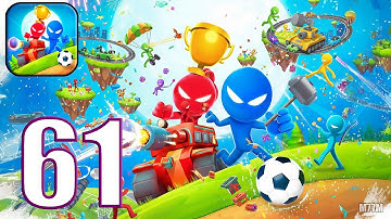 Stickman Party -Tournament Mode 1234 Players Free Random Gameplay Walkthrough Part 61 (Android,iOS)