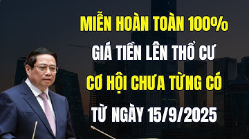 2 Trường Hợp Miễn Hoàn Toàn 100% Phí Lên Thổ Cư Áp Dụng Từ Ngày 15/9/2025 - Luật Đất Đai 2025