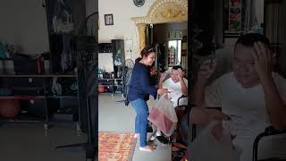 meeting of Karo artist Keleng Barus and Sri Dewi Br Tarigan