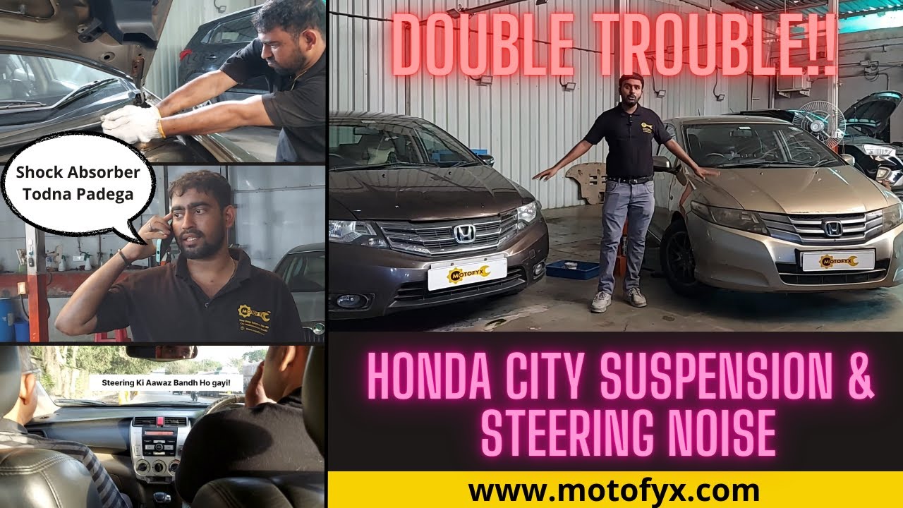 We Did A Complete Suspension & Steering Overhaul On Both Honda City