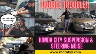 We Did A Complete Suspension & Steering Overhaul On Both Honda City | Honda City Suspension Noise screenshot 4