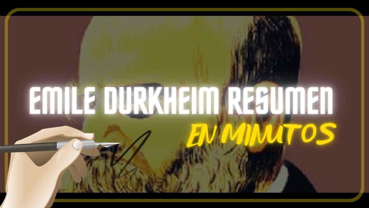 ⁣DURKHEIM RESUMEN en minutos