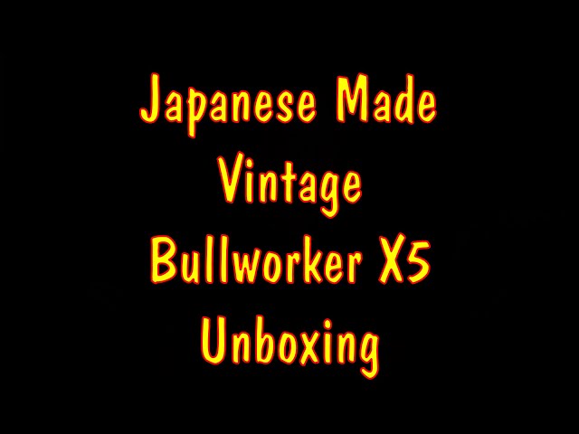 Vintage Japanese-Made Bullworker X5 Unboxing - YouTube