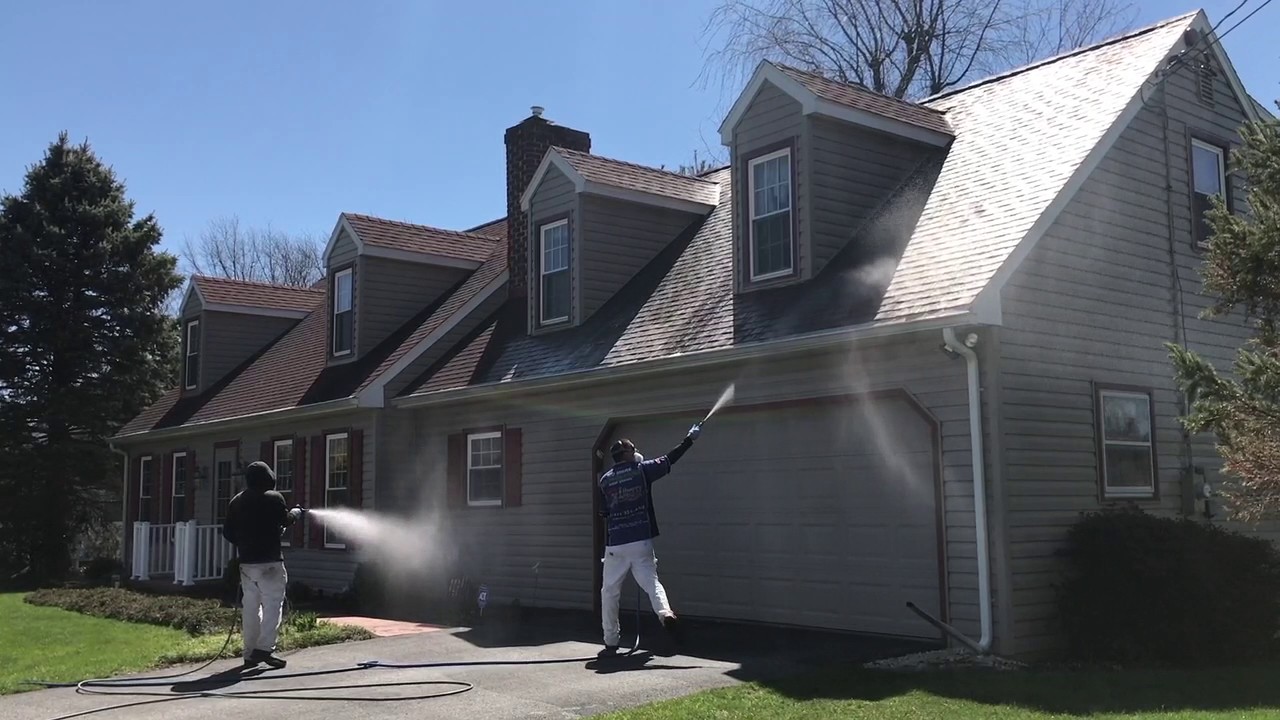 Soft Wash Roof Cleaning Shrewsbury PA 7173244208 YouTube