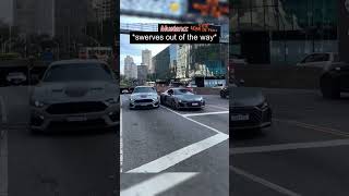 Mustang Driver Almost Makes An Expensive Mistake