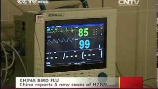China reports 5 new cases of H7N9