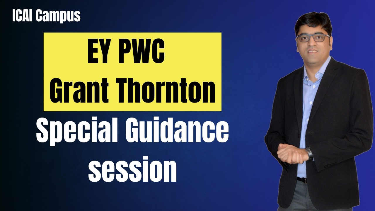 Company Specific Guidance | EY EY GDS PWC PWC LLP GT | ICAI Campus ...