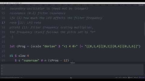TidalCycles (8/22/2021): Synth deep dives, Supersaw
