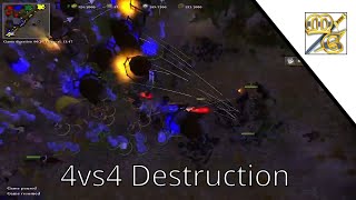MegaGlest - Absolute 4vs4 destruction with a custom nation