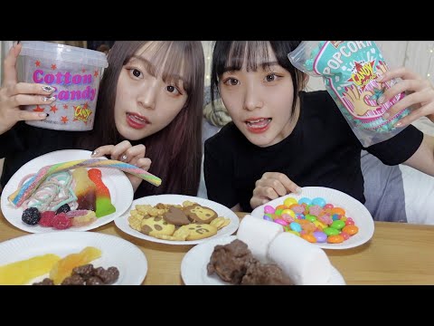 【ASMR】音フェチ　色んなお菓子の咀嚼音　囁き声　ぞわぞわ　CANDY A GOGO