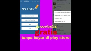 CARA DOWNLOAD APK EDITOR PRO PALING TERBARU TANPA PEMBAYARAN DI PLAY STORE screenshot 4