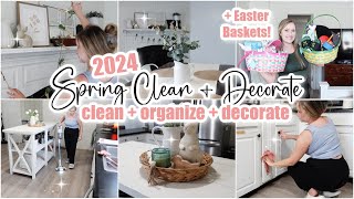🪴🐰 2024 SPRING CLEAN & DECORATE // clean + declutter + organize + decorate + kids Easter baskets by Kelly's Korner 30,685 views 2 months ago 39 minutes