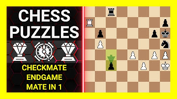 Chess Puzzles to Practice. Themes: Checkmate, Endgame, Mate in 1. Learn Chess