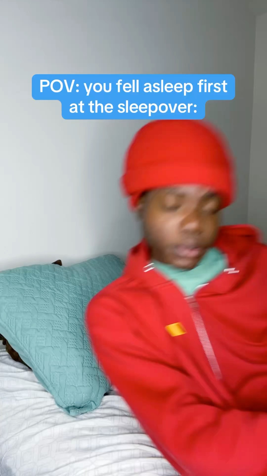 When you fall asleep first ?