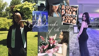 [FINAL WEEKS OF 8TH GRADE]: 🎓 graduation ceremony, prom, coffee, appointments