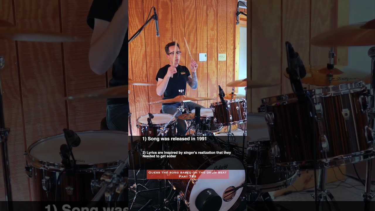 Can You Guess This Song Based On The Drum Beat Part 789 Drums Shorts Guessthesong Guessthetune
