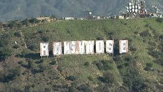 Famous Hollywood sign changed to 'Rams House' in honor of Super Bowl champs l ABC7 Transparent Rams House Logo