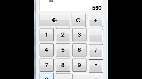 Create a Calculator with Backspace function in Visual Basic.Net