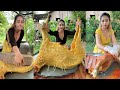 Goat crispy with potato cook recipe and eat