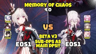 [V3] Sub-DPS E0S1 BATTLE!!! Spaxie Main DPS VS. Evernight Main DPS | MOC 12 HSR 4.0