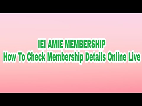 How To Check IEI Membership Details Online Live, IEI Membership kaise Check Kare, Hindi Jobs Channel