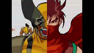 Marvel vs. Capcom - Wolverine, Strider Hiryu vs. Red Venom