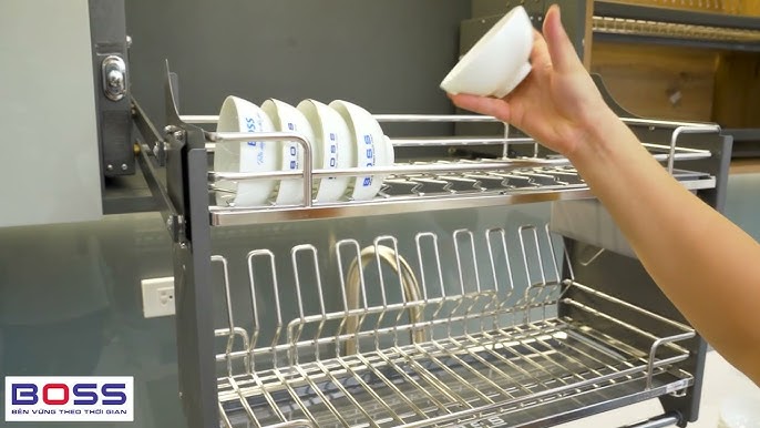Sakugi Dish Drying Rack - Compact Dish Rack for Kitchen Counter with a
