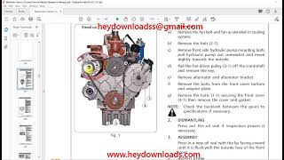 Mahindra Tractor '35' Series 4WD 3535 4035 4535 5035 Gear Service Manual