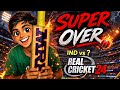 Aa gaya ak aur super over aa gaya Real cricket 24 game play video #cricket #viral #cricketlover