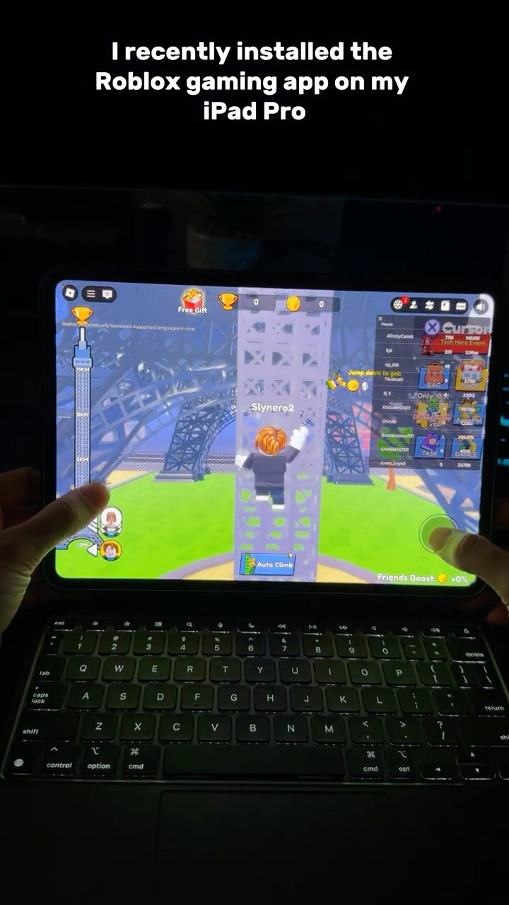 Playing Roblox On IPad Pro M4 Is NEXT LEVEL Fun YouTube Oardefault 