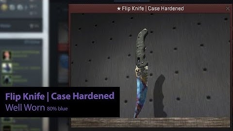 CS:GO Winter CASE - Flip Knife Case Hardened UNBOX