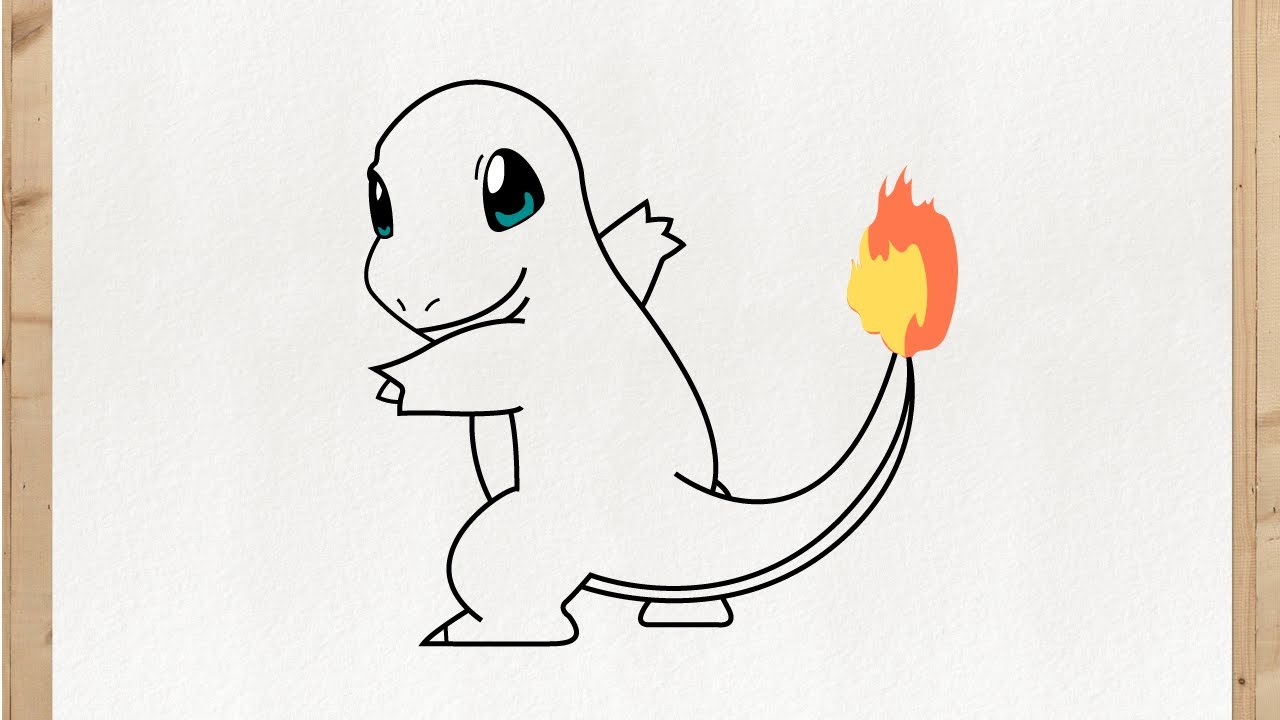 Como desenhar o CHARMANDER [Pokémon]