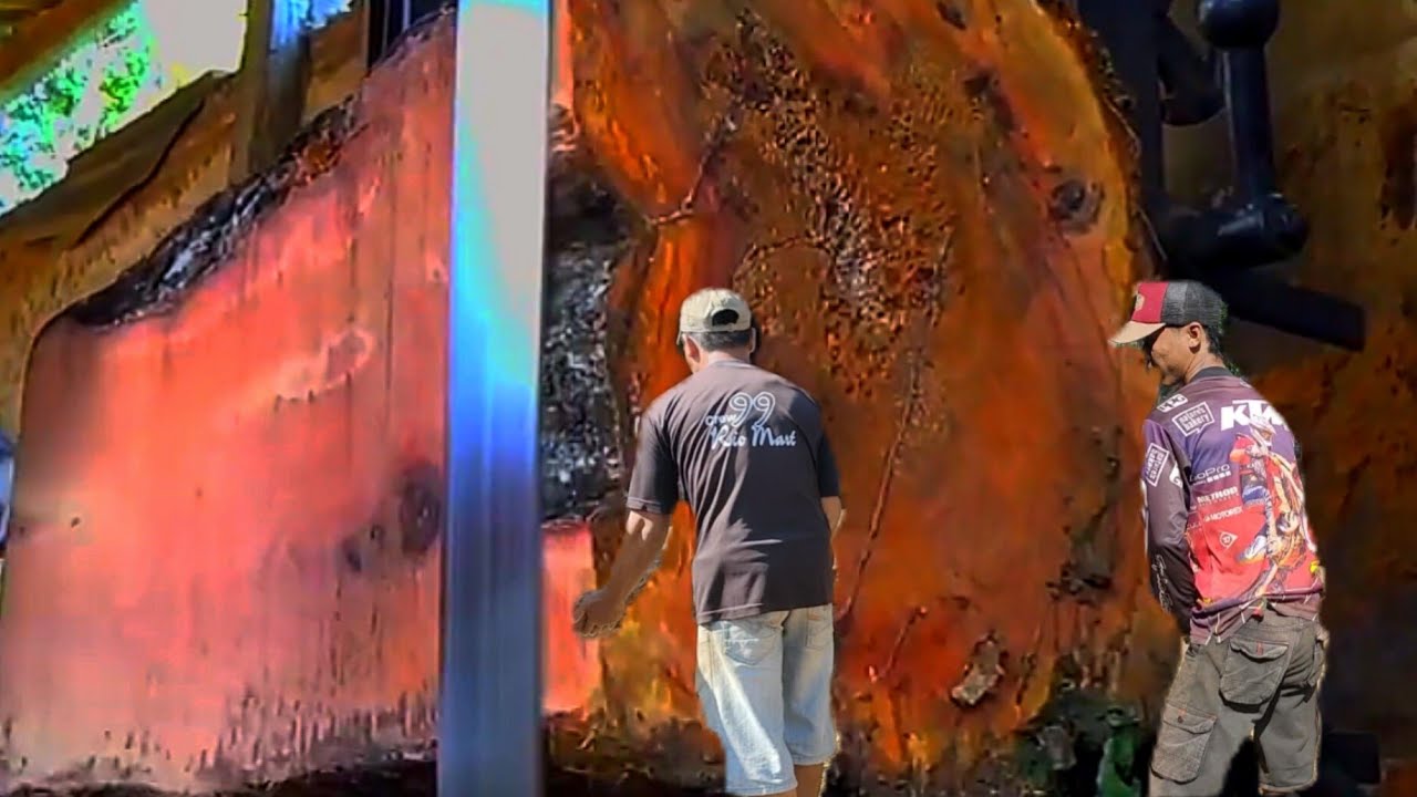 Sawing and Cutting the Hardest and Most Popular Wood || #Sawmill - YouTube